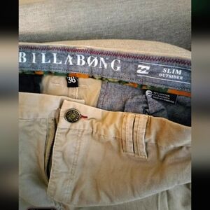 Billabong Slim Khakis Size 36